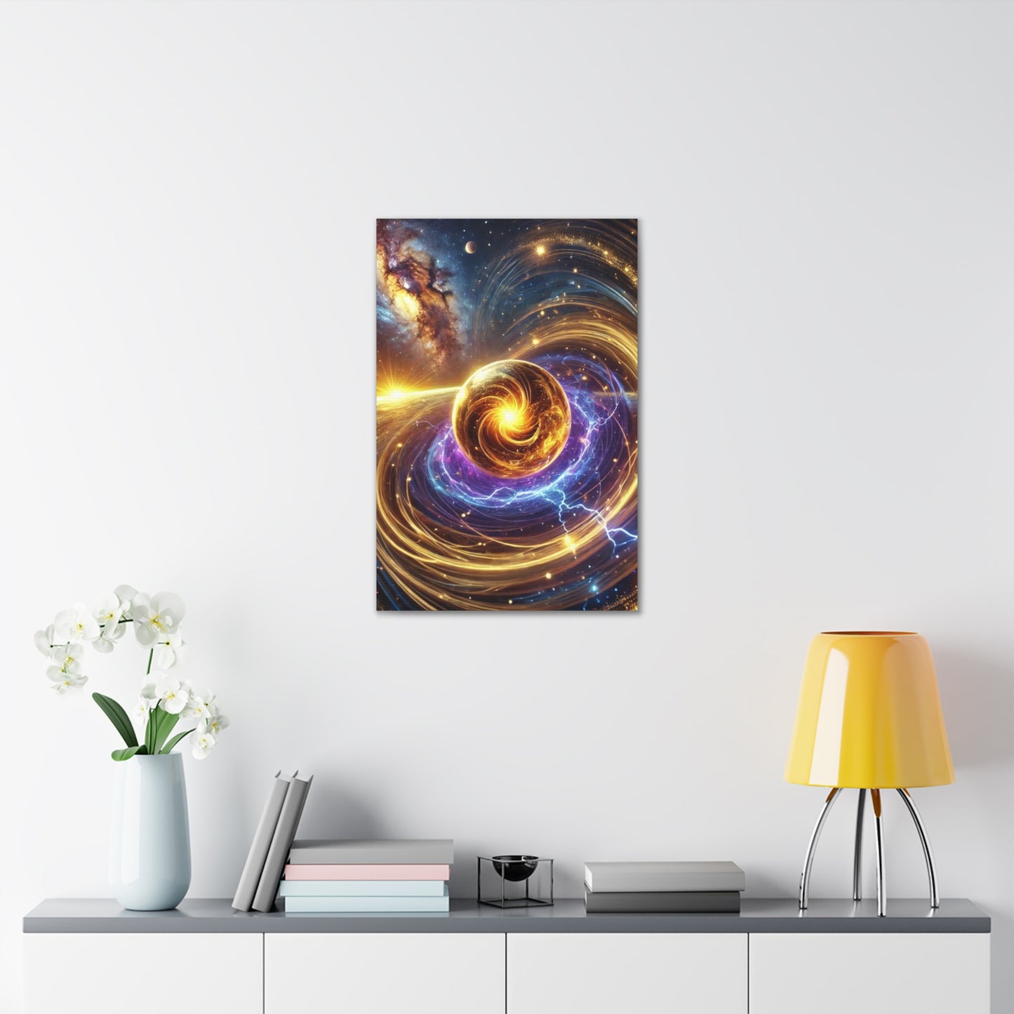 Energetic Orbs Art Canvas Ed. 8