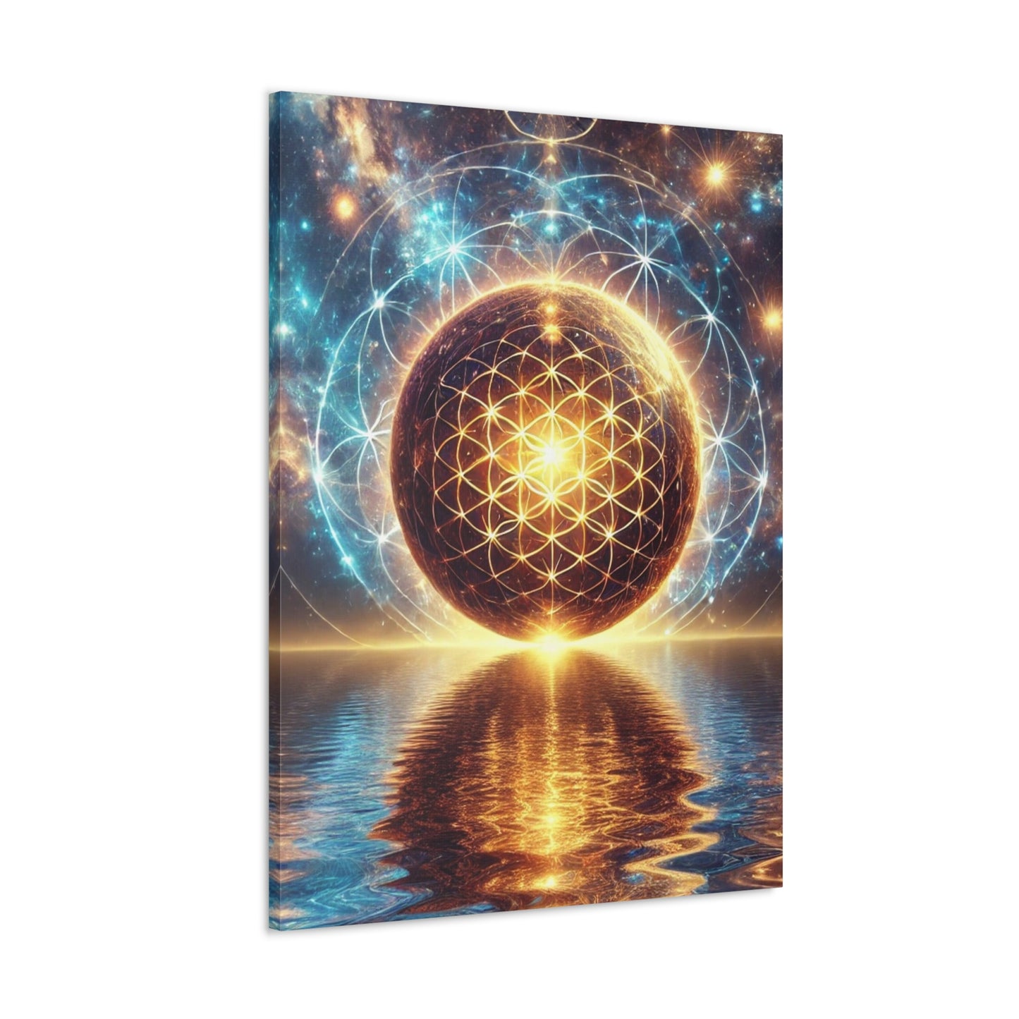 Sacred Geometry Art Canvas Ed. 52