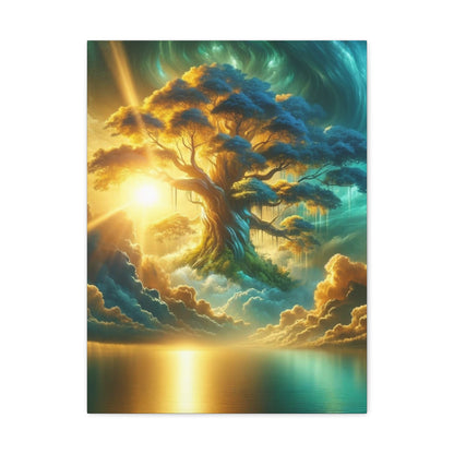 Trees of Light Art Canvas Ed. 3