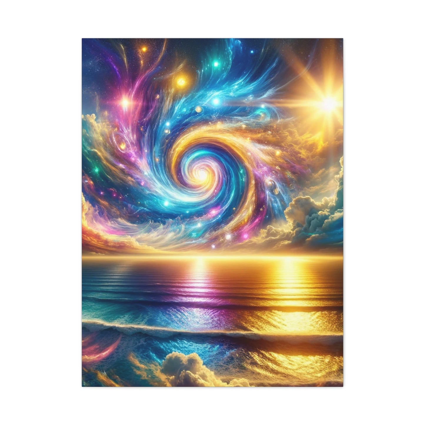 Serene Ocean Art Canvas Ed. 4