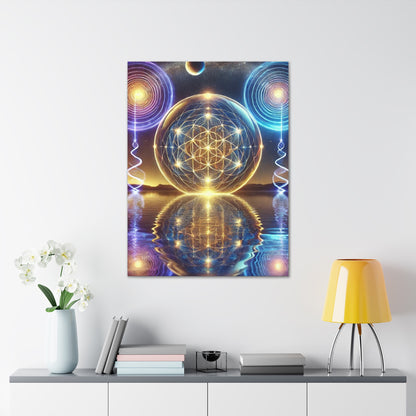 Sacred Geometry Art Canvas Ed. 17