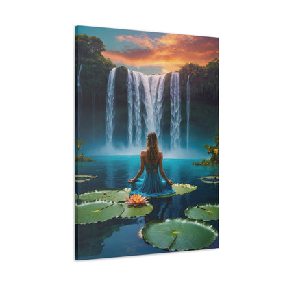 Blissful Lotus Art Canvas Ed. 4