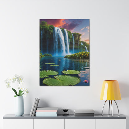 Blissful Lotus Art Canvas Ed. 3