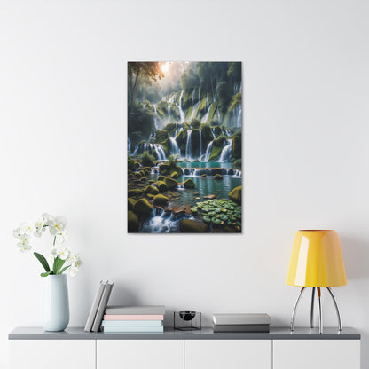 Majestic Waterfalls Art Canvas Ed. 13