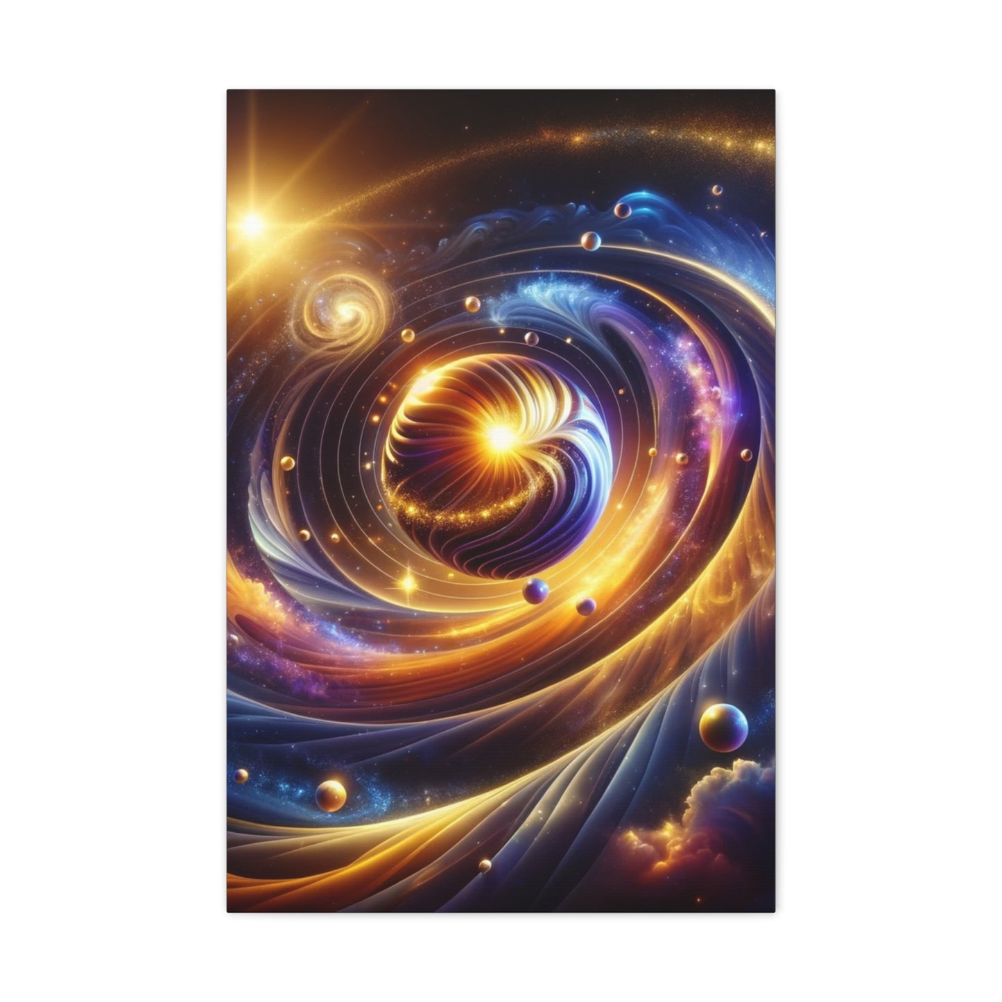 Energetic Orbs Art Canvas Ed. 5