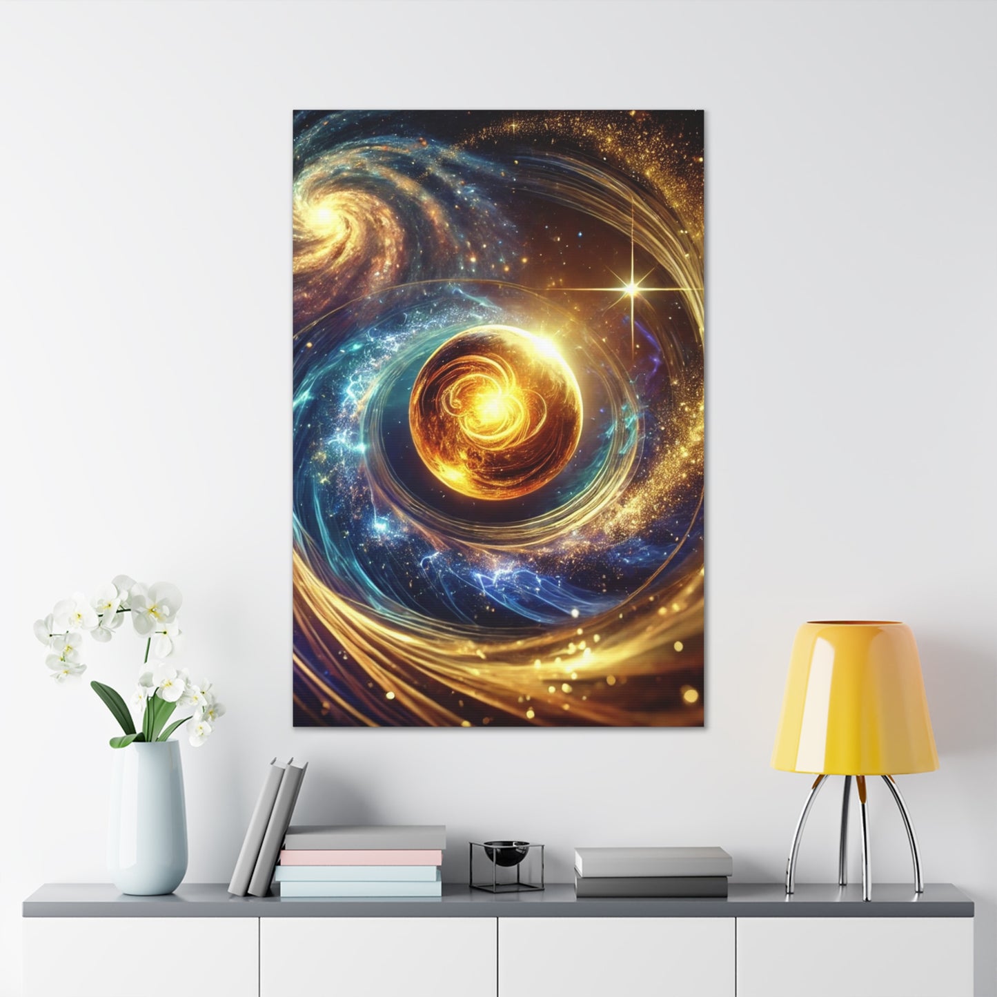 Energetic Orbs Art Canvas Ed. 7