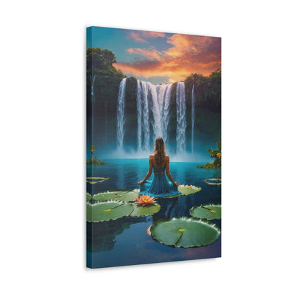 Blissful Lotus Art Canvas Ed. 4