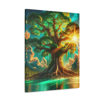 Trees of Light Art Canvas Ed. 12