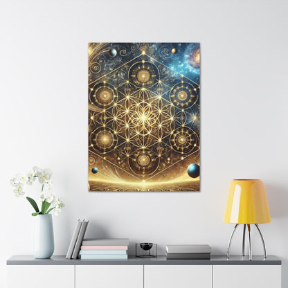 Sacred Geometry Art Canvas Ed. 76