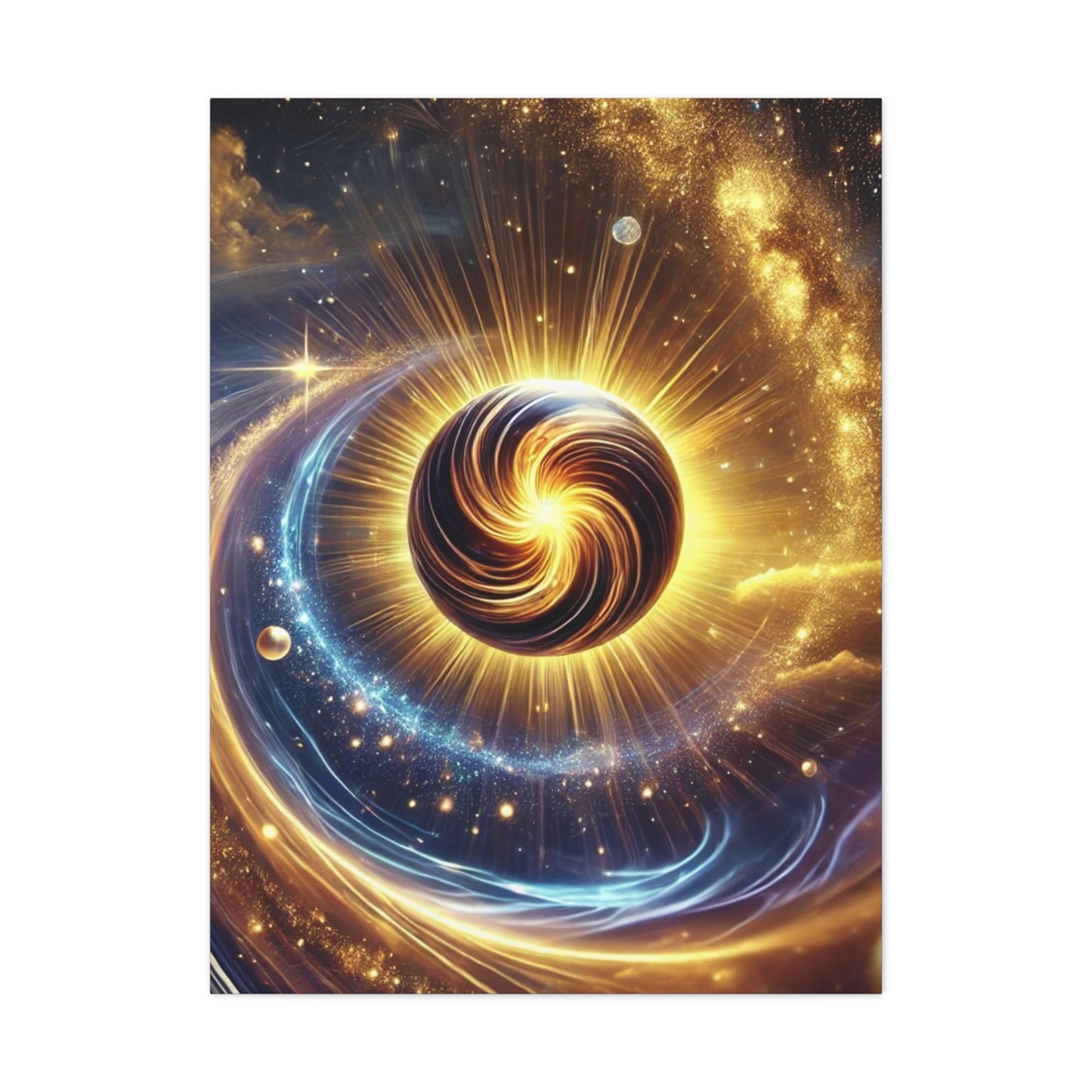 Energetic Orbs Art Canvas Ed. 13