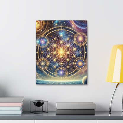 Sacred Geometry Art Canvas Ed. 74