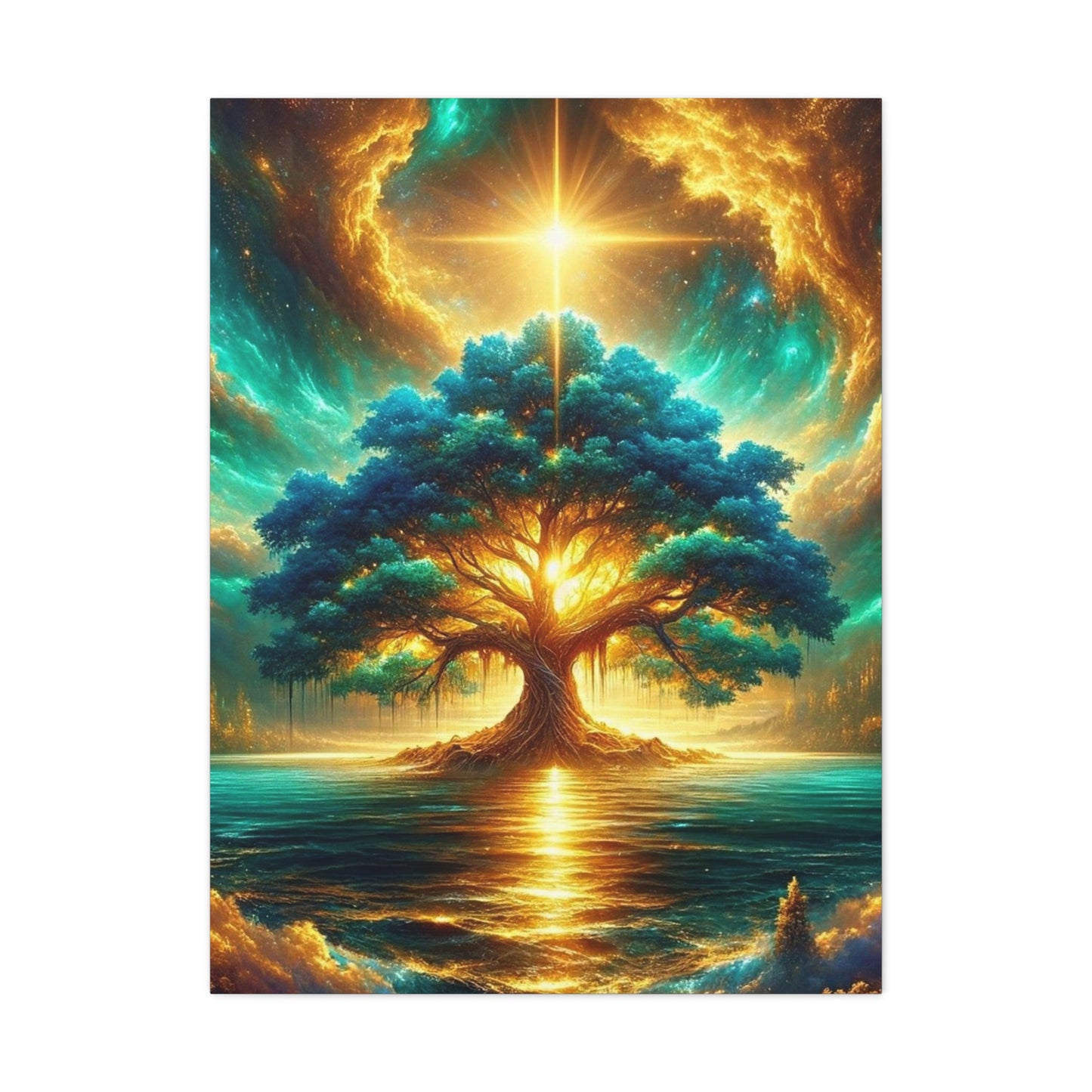 Trees of Light Art Canvas Ed. 10