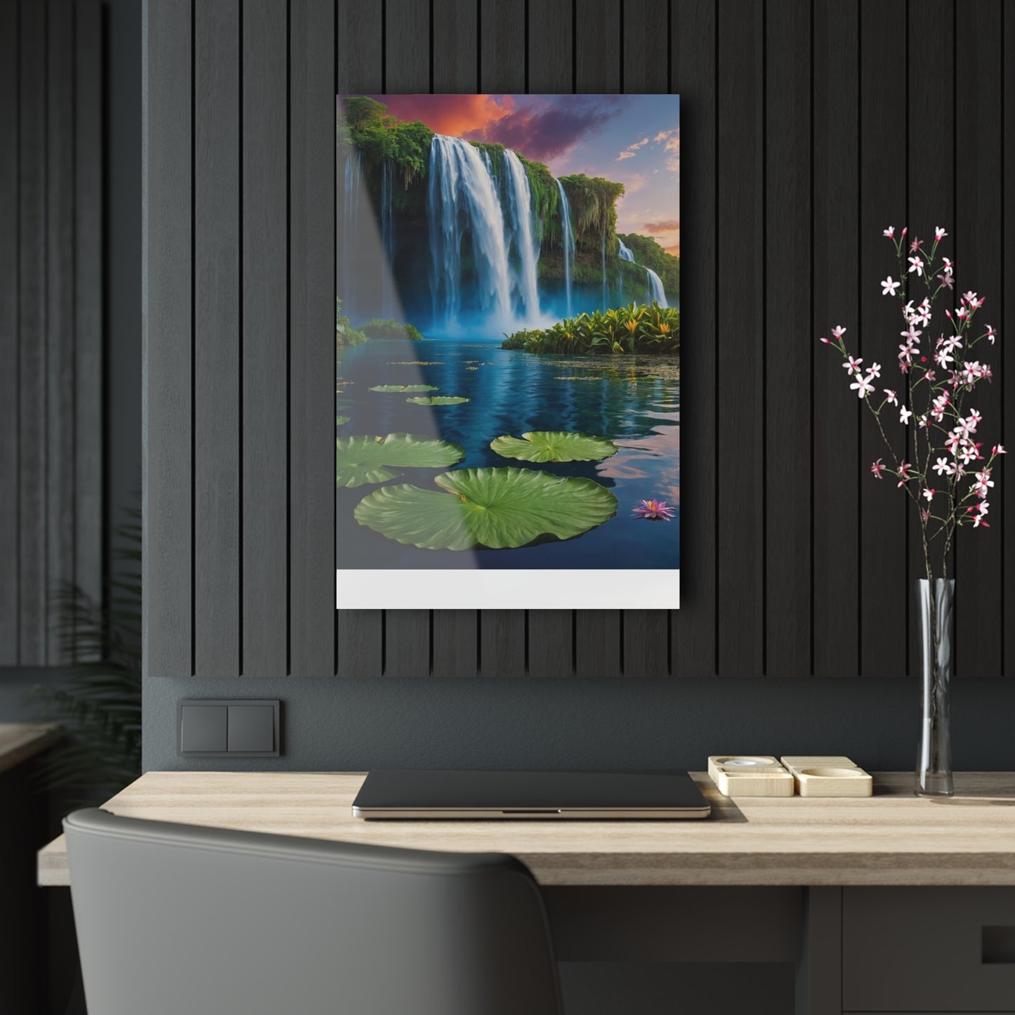 Blissful Lotus Acrylic Print Ed. 3