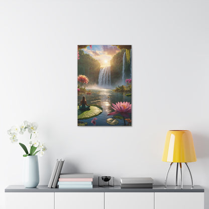 Blissful Lotus Art Canvas Ed. 12