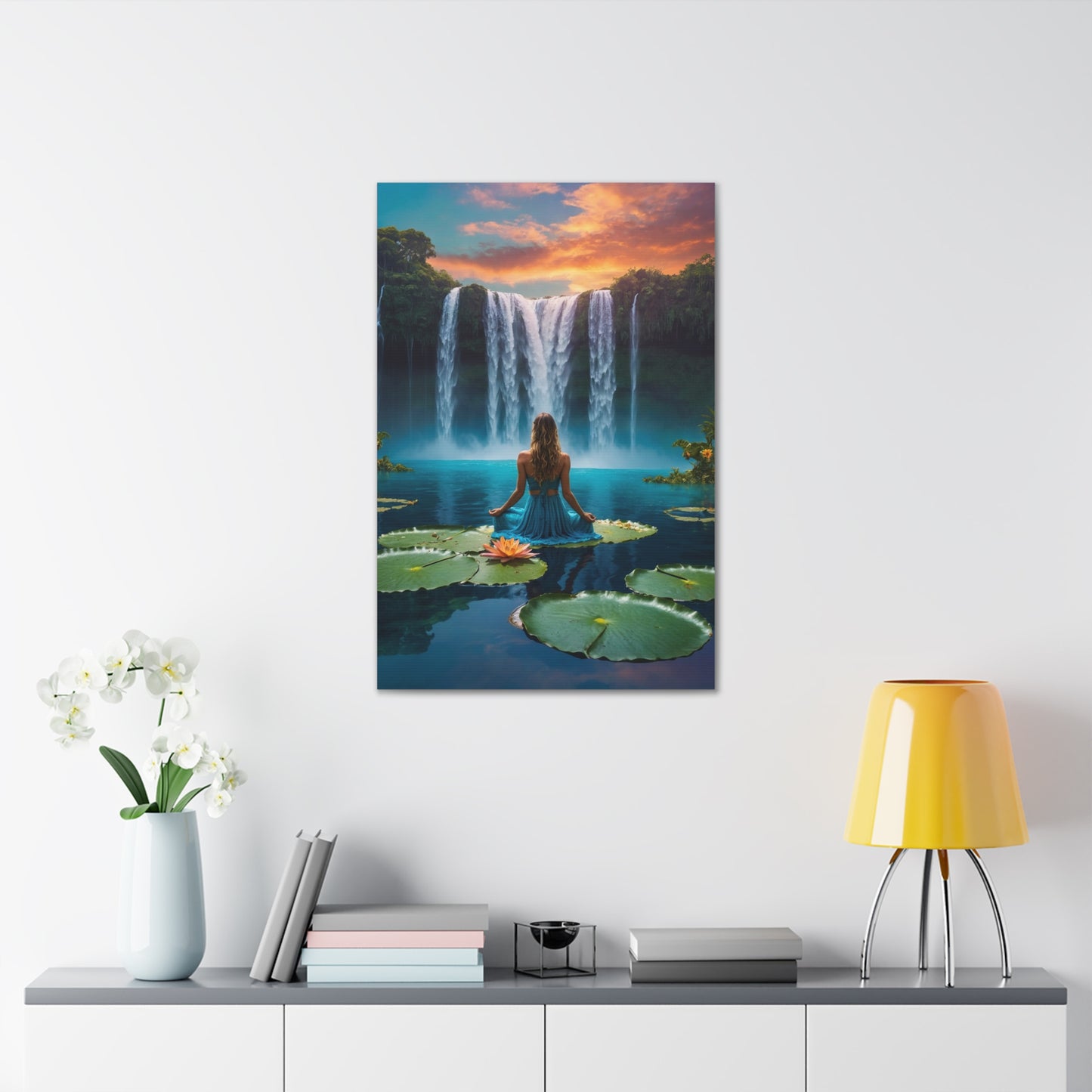 Blissful Lotus Art Canvas Ed. 4