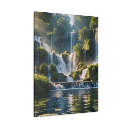 Majestic Waterfalls Art Canvas Ed. 11