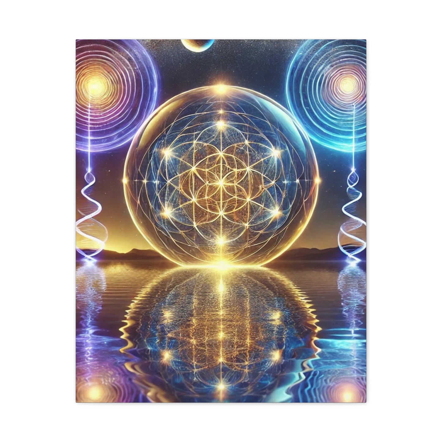 Sacred Geometry Art Canvas Ed. 17