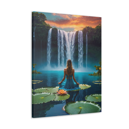 Blissful Lotus Art Canvas Ed. 4