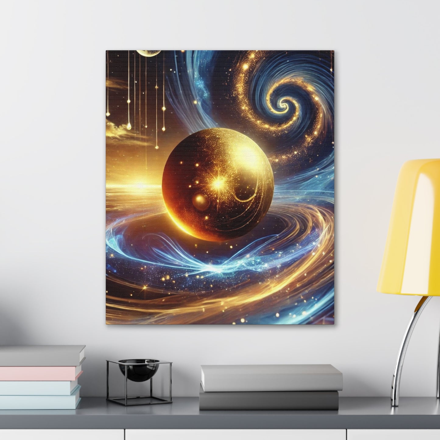 Energetic Orbs Art Canvas Ed. 6