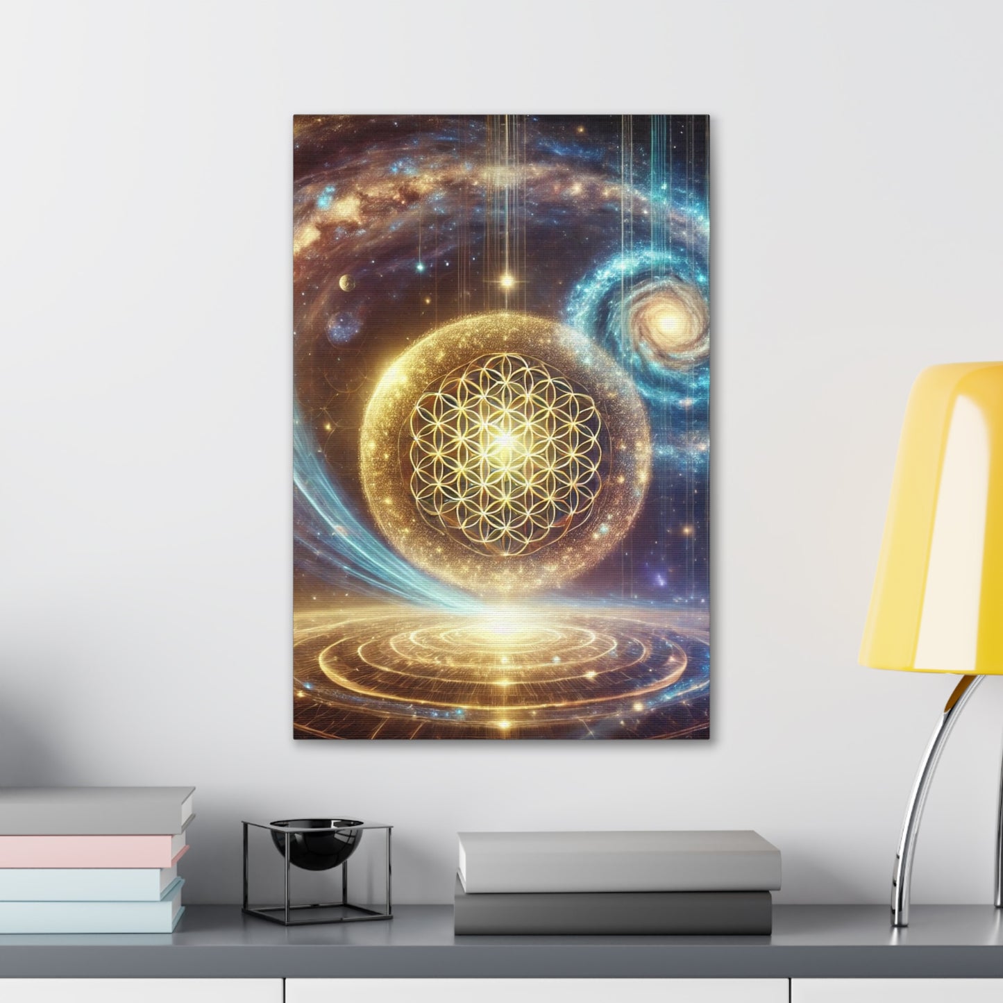 Sacred Geometry Art Canvas Ed. 58