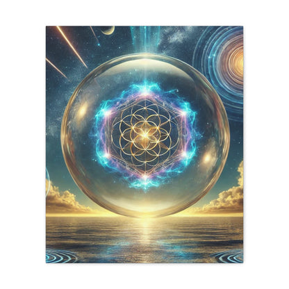 Sacred Geometry Art Canvas Ed. 18