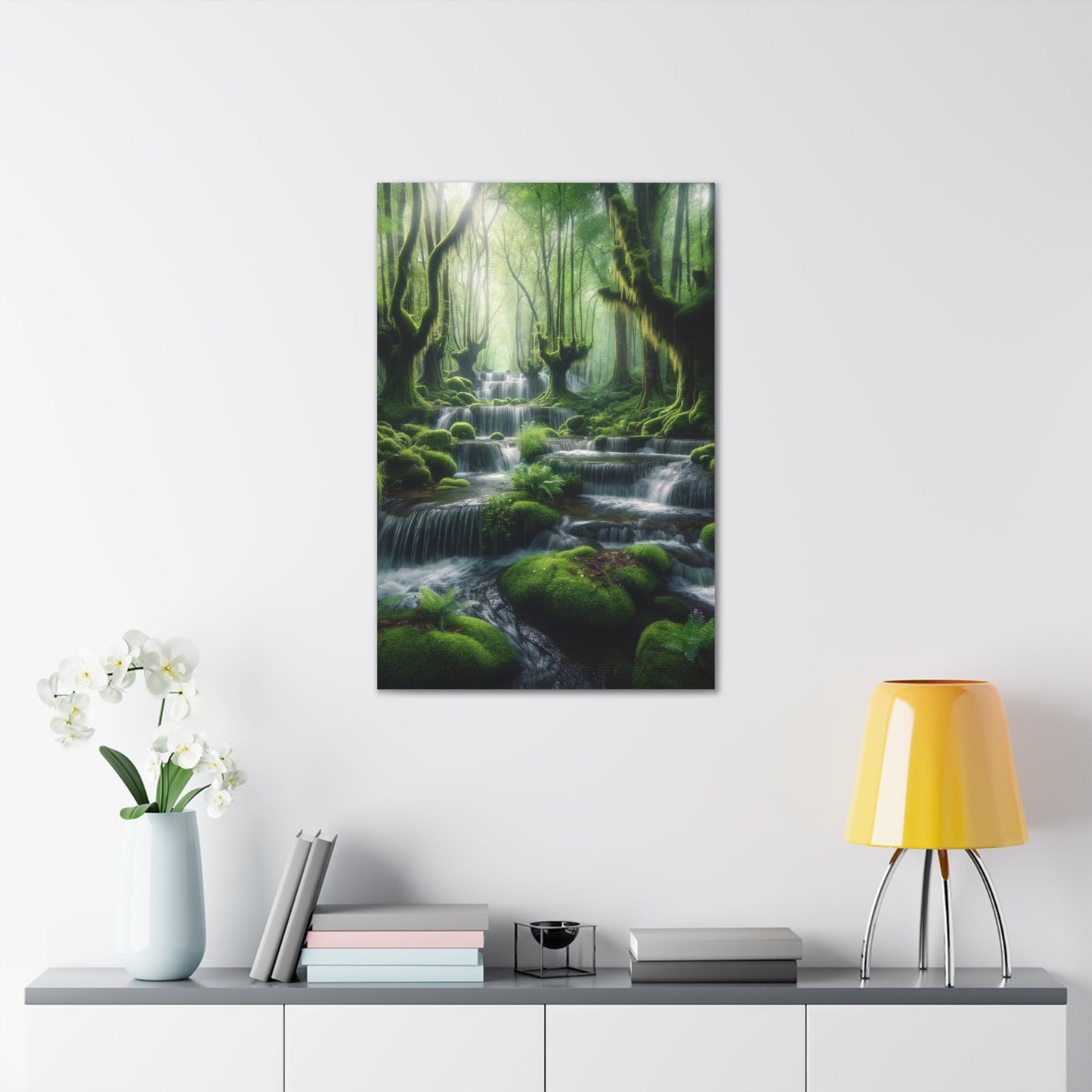 Majestic Waterfalls Art Canvas Ed. 1