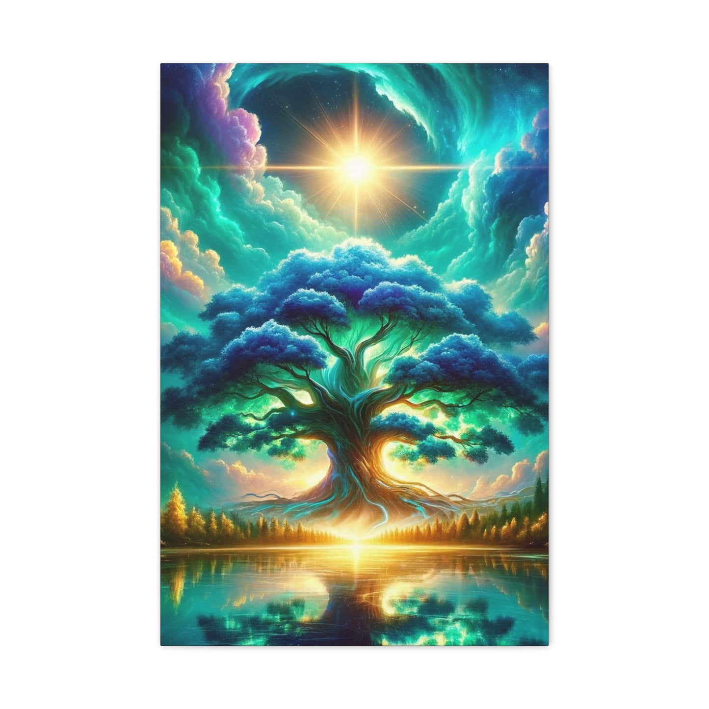 Trees of Light Art Canvas Ed. 13