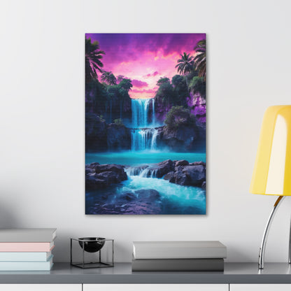 Majestic Waterfalls Art Canvas Ed. 29