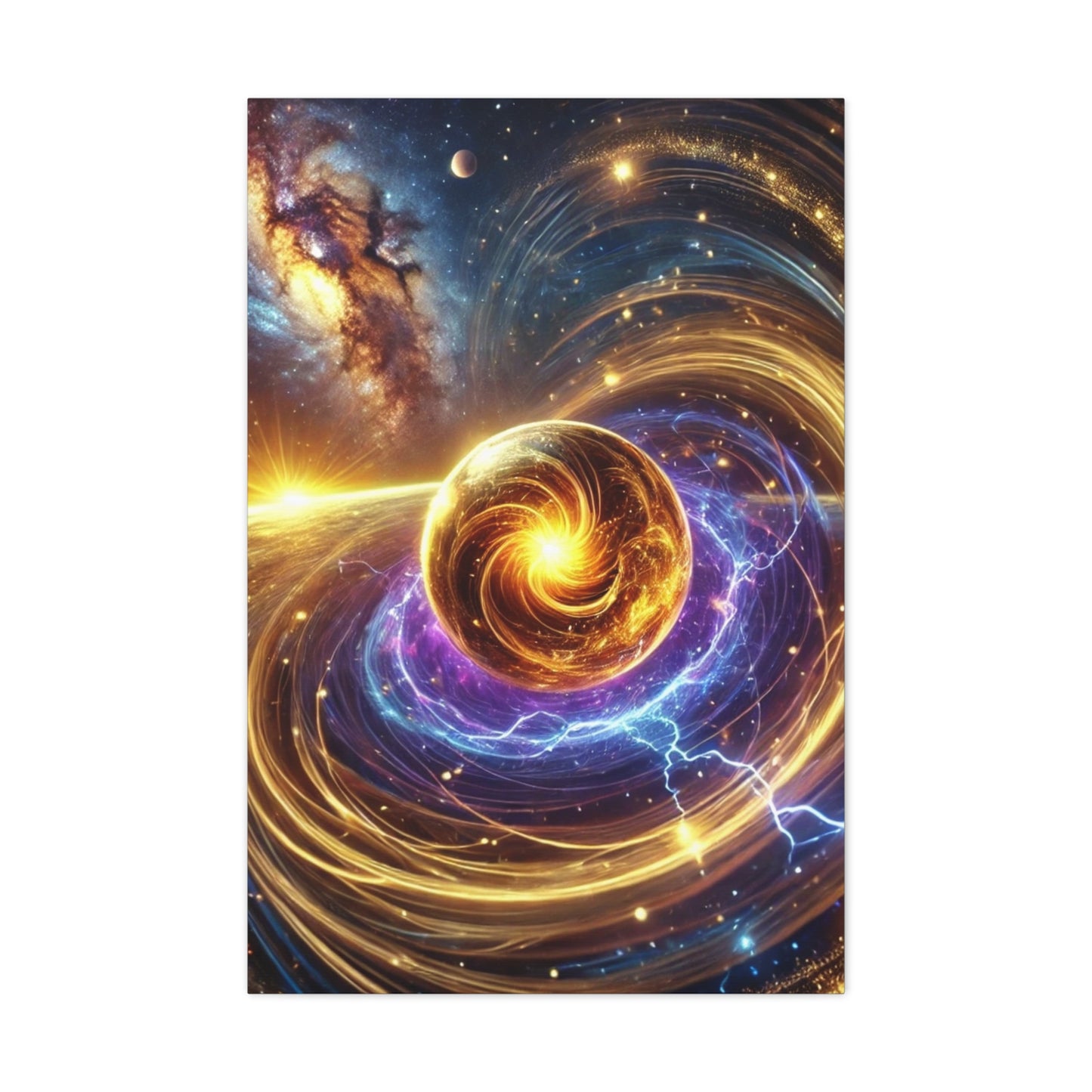 Energetic Orbs Art Canvas Ed. 8