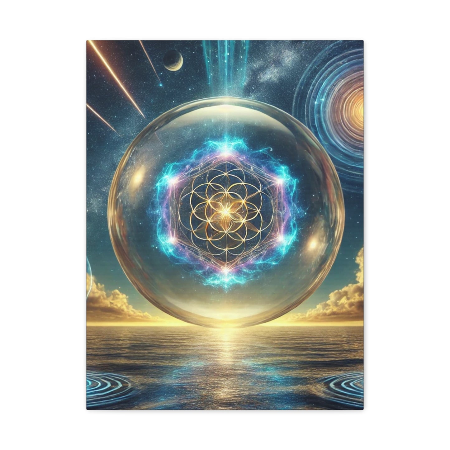 Sacred Geometry Art Canvas Ed. 18