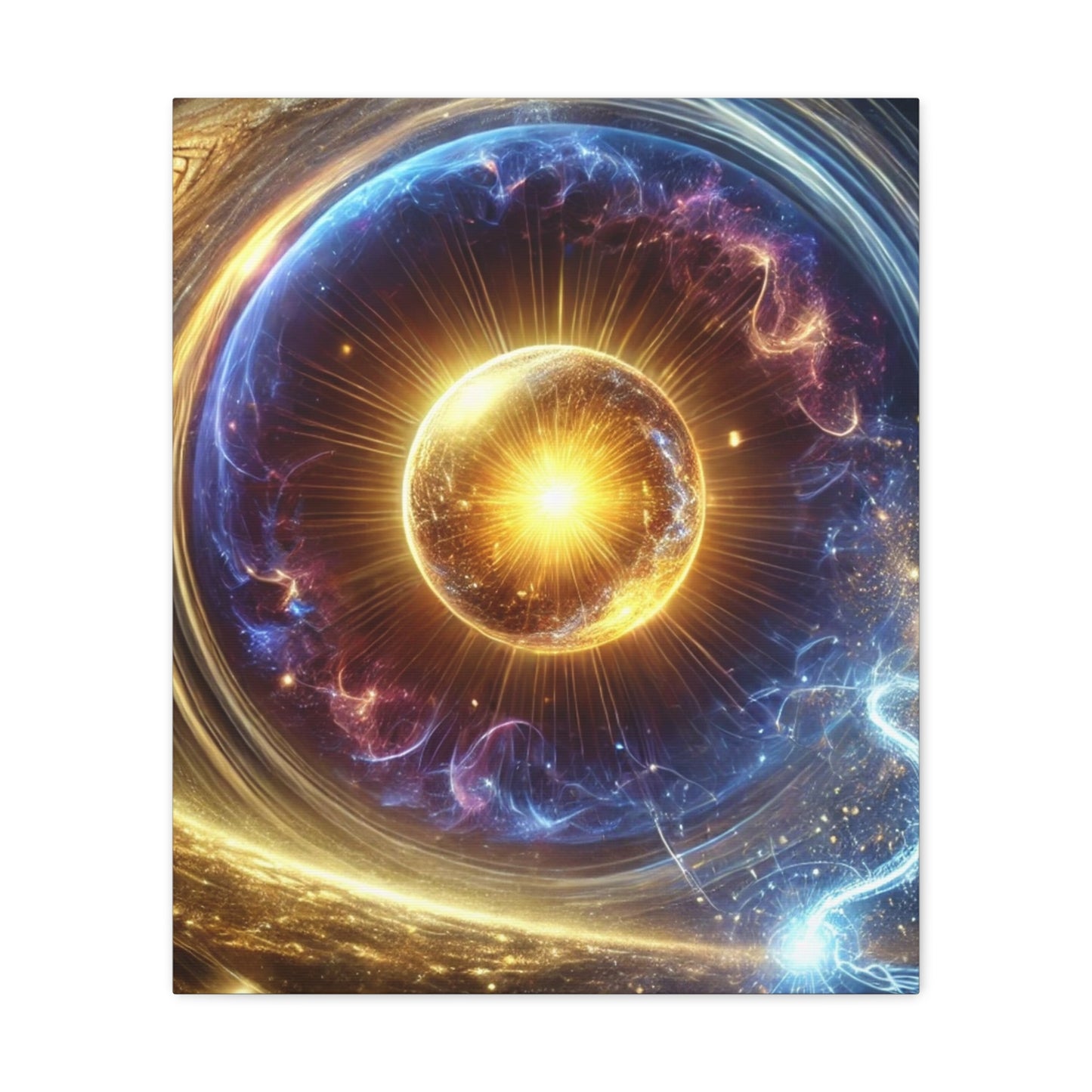 Energetic Orbs Art Canvas Ed. 9