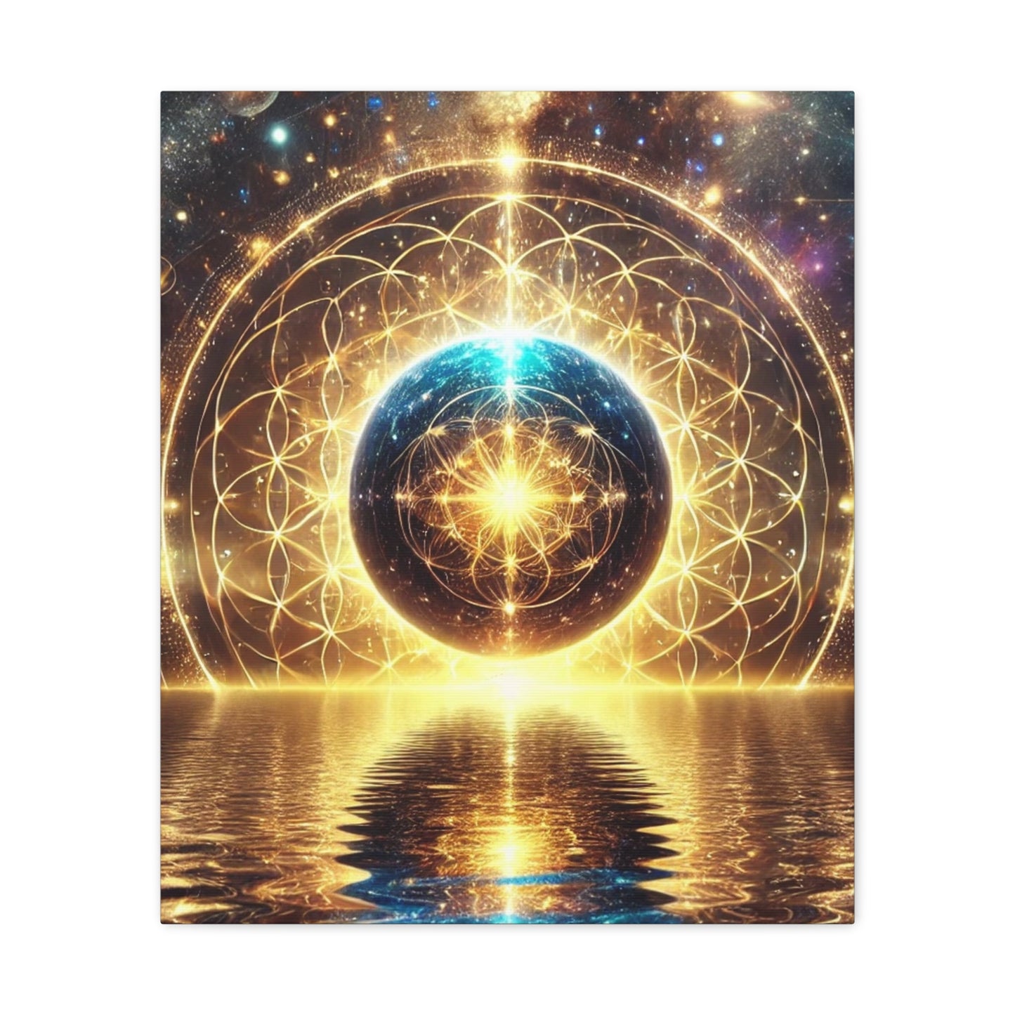 Sacred Geometry Art Canvas Ed. 51