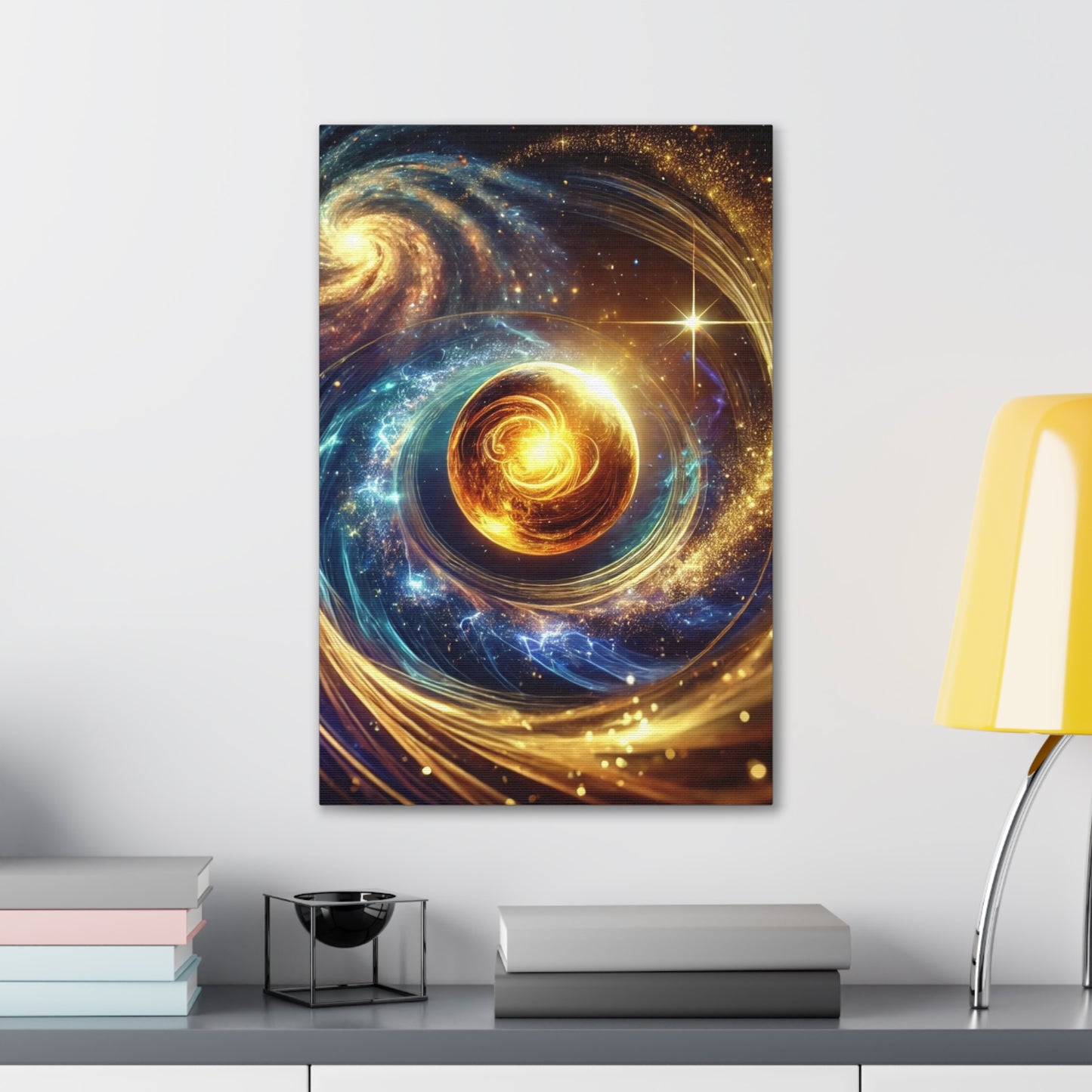 Energetic Orbs Art Canvas Ed. 7