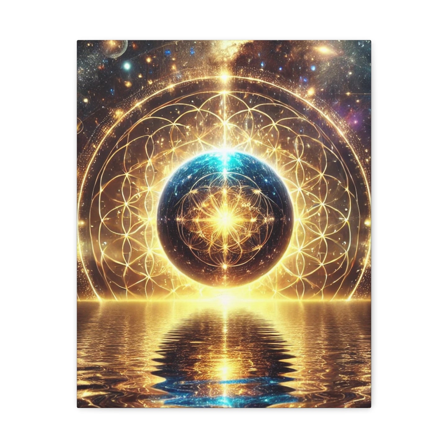 Sacred Geometry Art Canvas Ed. 51