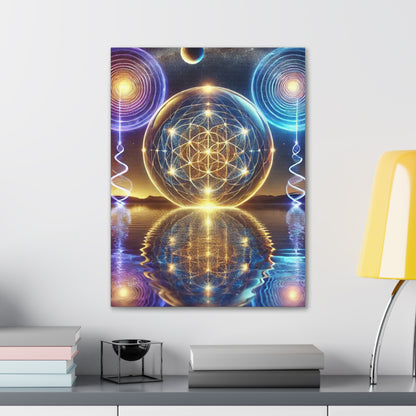 Sacred Geometry Art Canvas Ed. 17