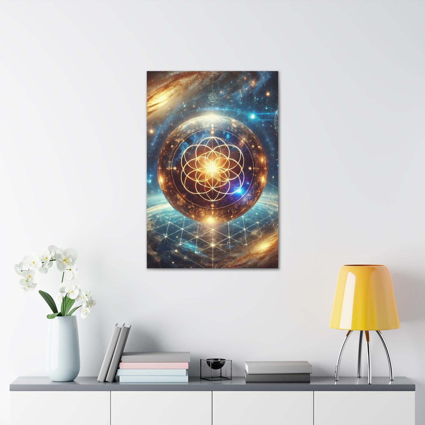 Sacred Geometry Art Canvas Ed. 53