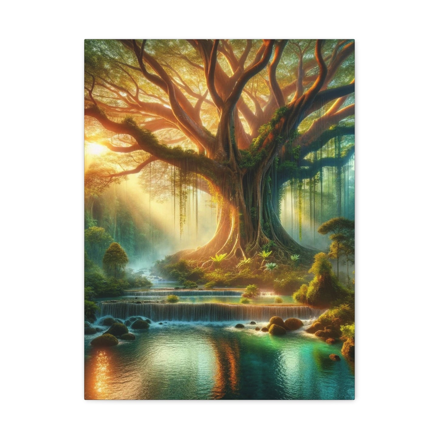 Trees of Light Art Canvas Ed. 19