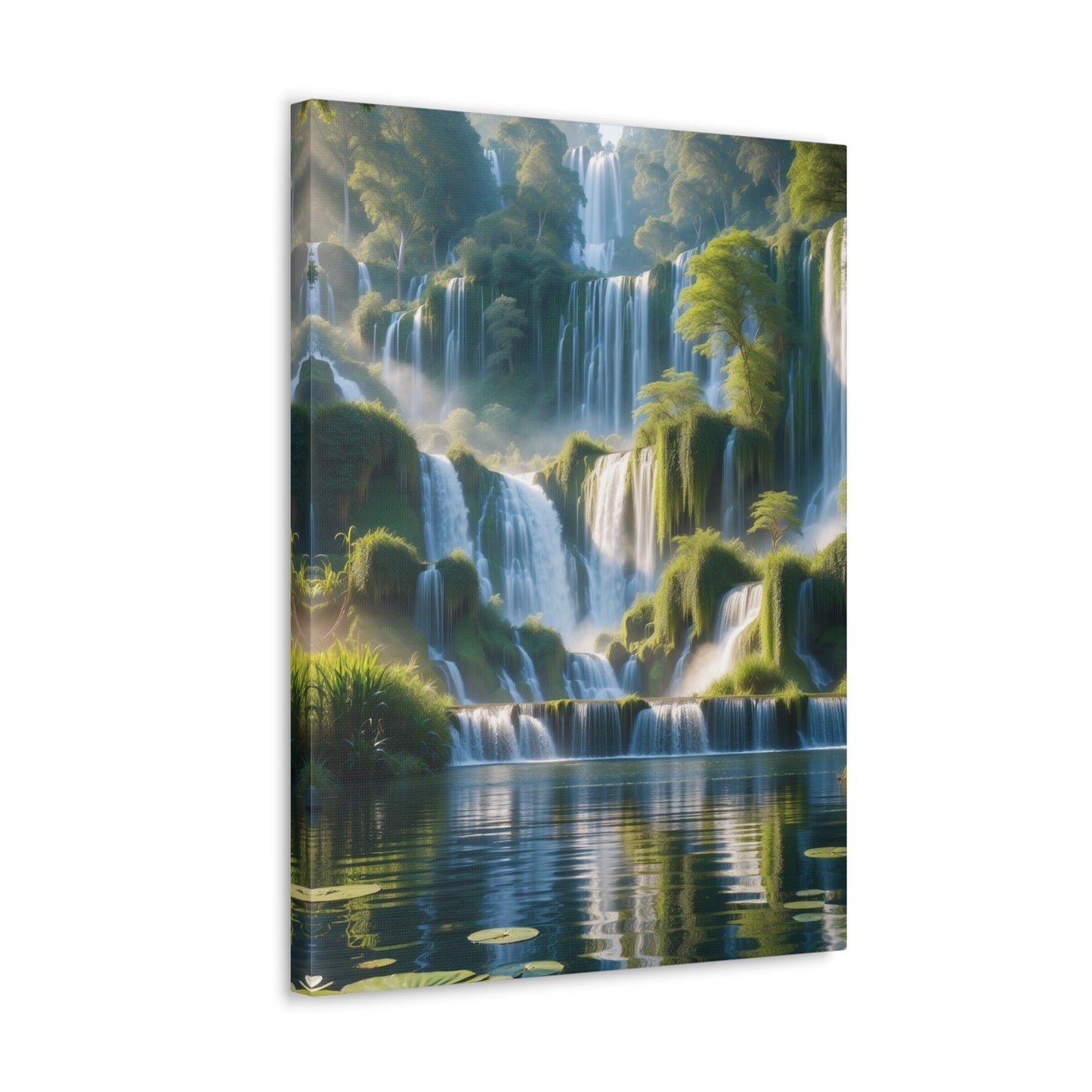 Majestic Waterfalls Art Canvas Ed. 10