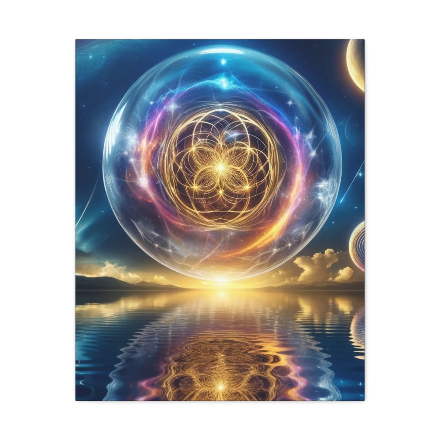 Sacred Geometry Art Canvas Ed. 15