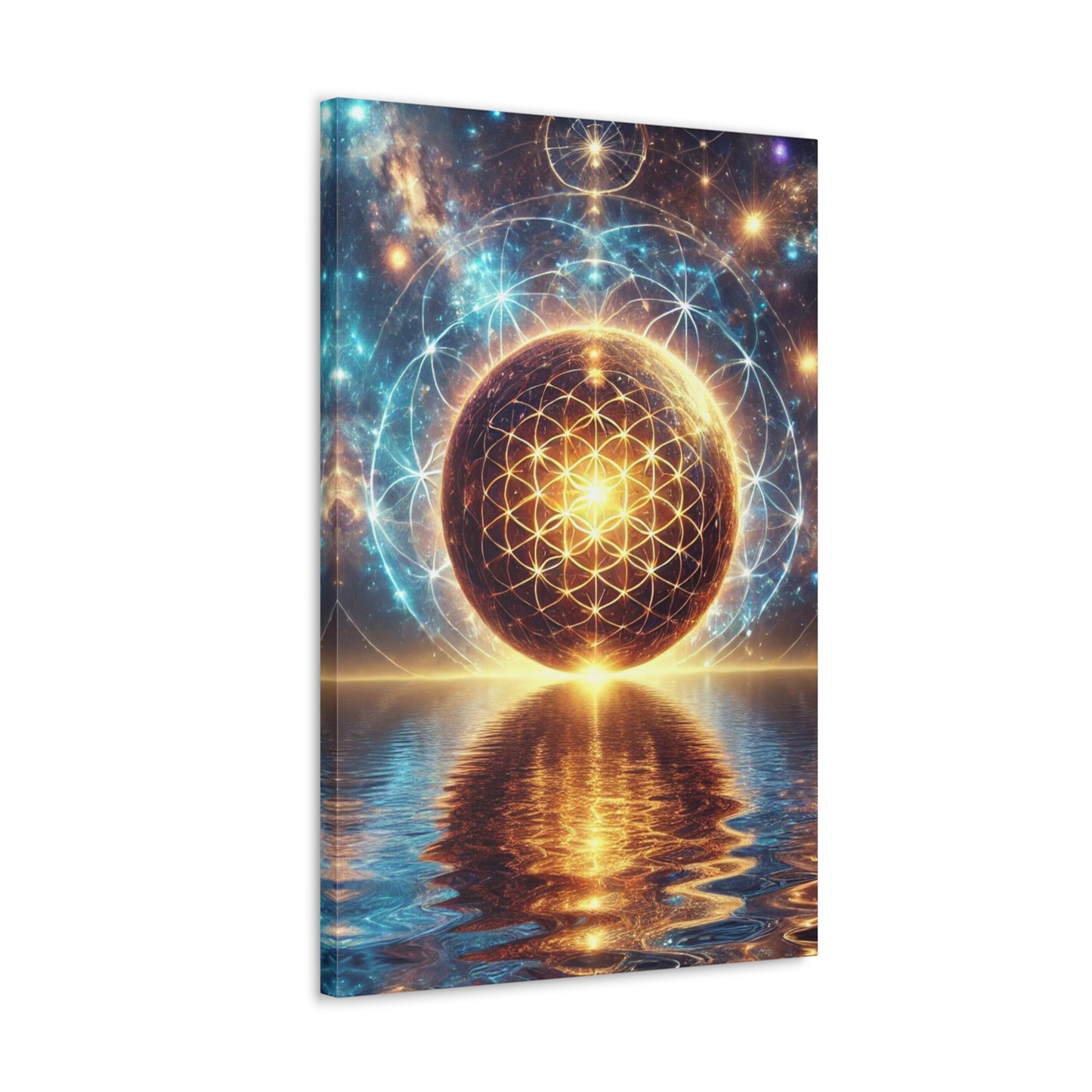 Sacred Geometry Art Canvas Ed. 52