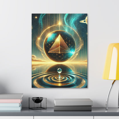 Sacred Geometry Art Canvas Ed. 35