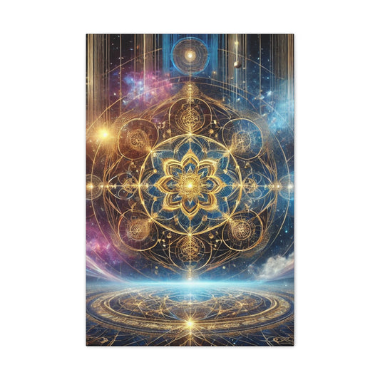 Sacred Geometry Art Canvas Ed. 71