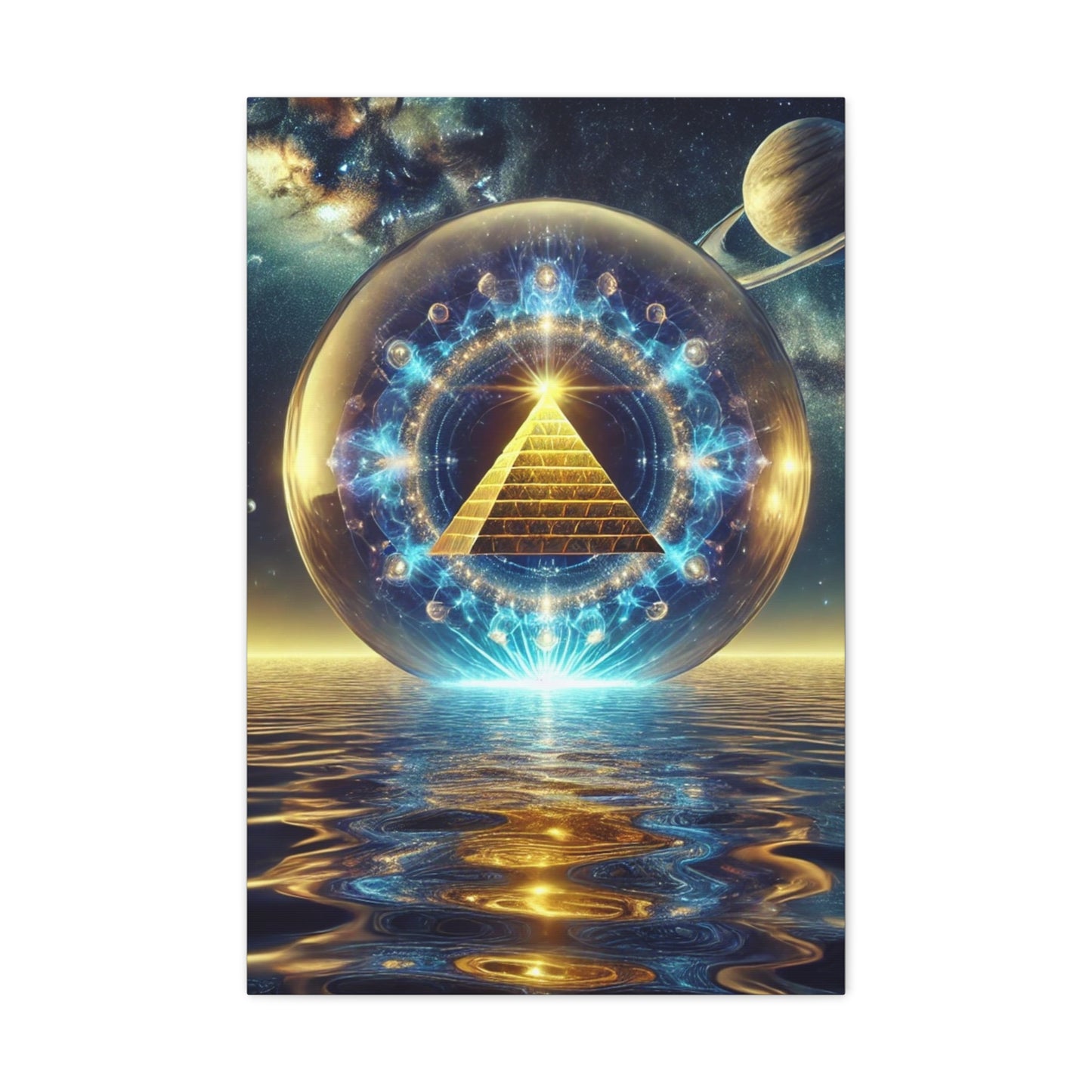 Sacred Geometry Art Canvas Ed. 41