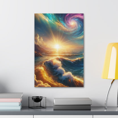 Serene Ocean Art Canvas Ed. 18