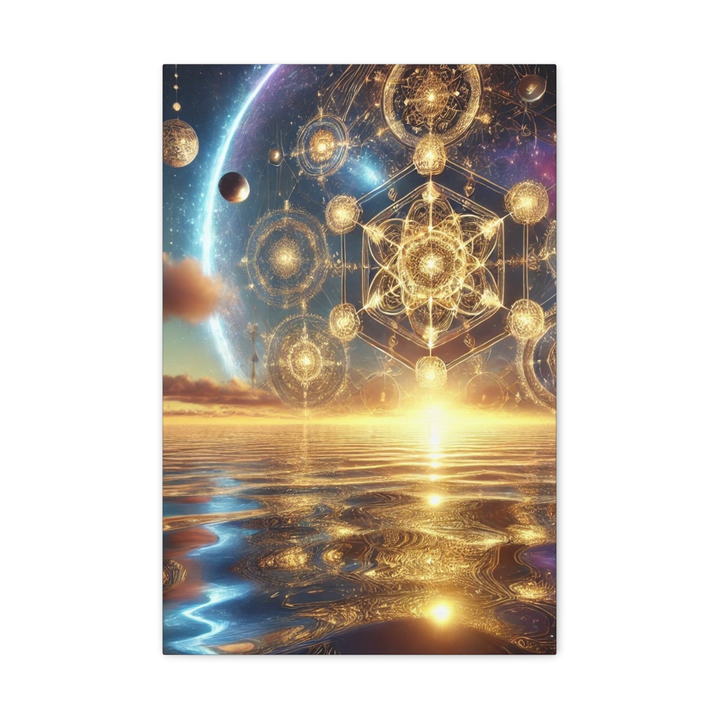 Sacred Geometry Art Canvas Ed. 94