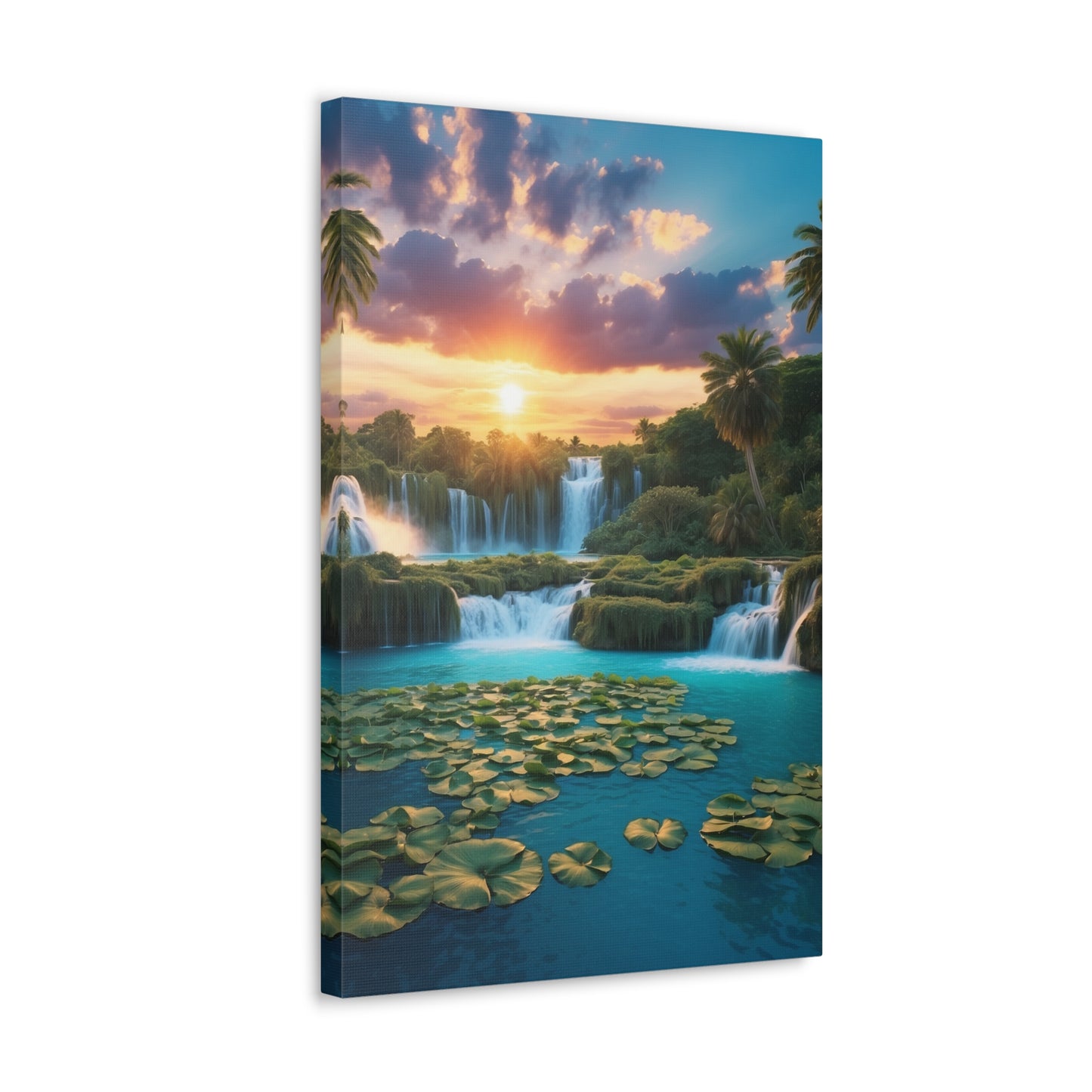 Majestic Waterfalls Art Canvas Ed. 41