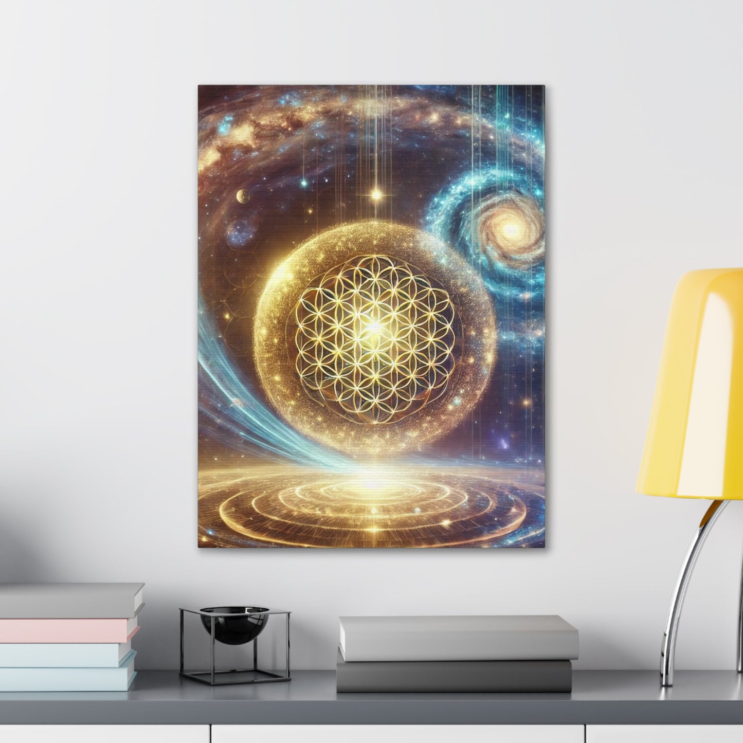 Sacred Geometry Art Canvas Ed. 58