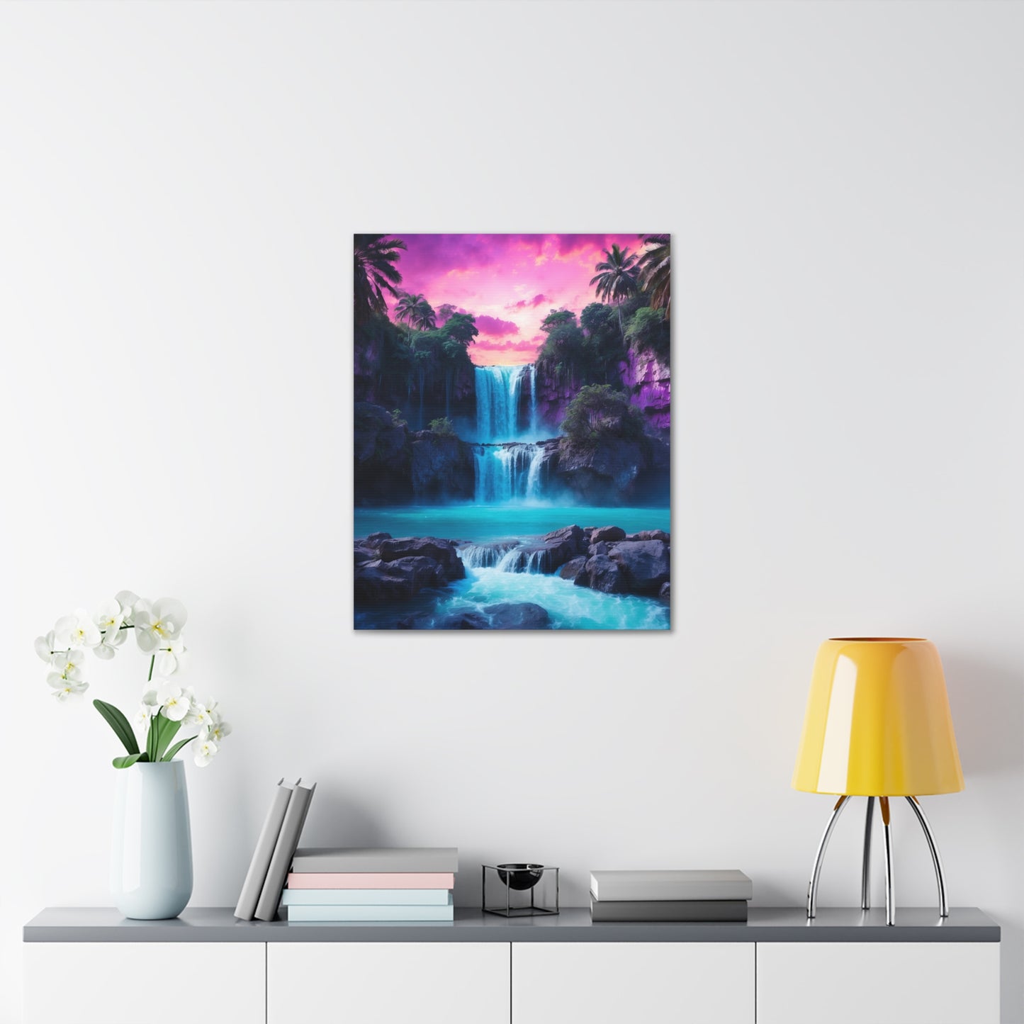 Majestic Waterfalls Art Canvas Ed. 29