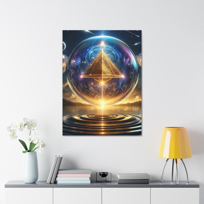 Sacred Geometry Art Canvas Ed. 32