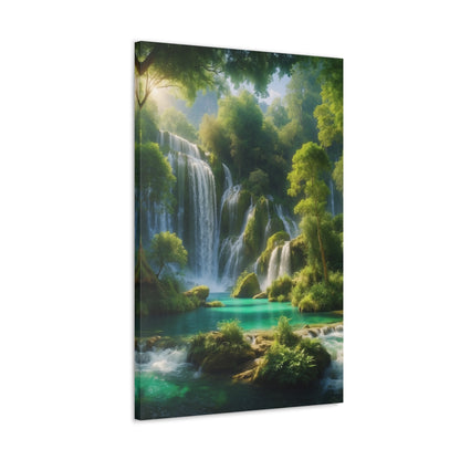 Majestic Waterfalls Art Canvas Ed. 5